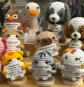 Emotional support crochet animals