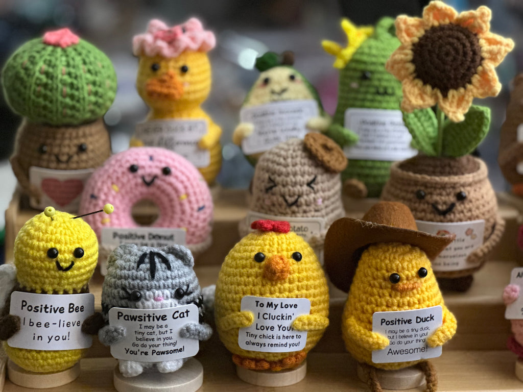 Emotional support crochet animals