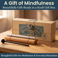 Zenergy 7" Solo Hand Chime, Silver Musically Tuned for Meditation, Yoga and Mindfulness, Bell Percussion Instrument